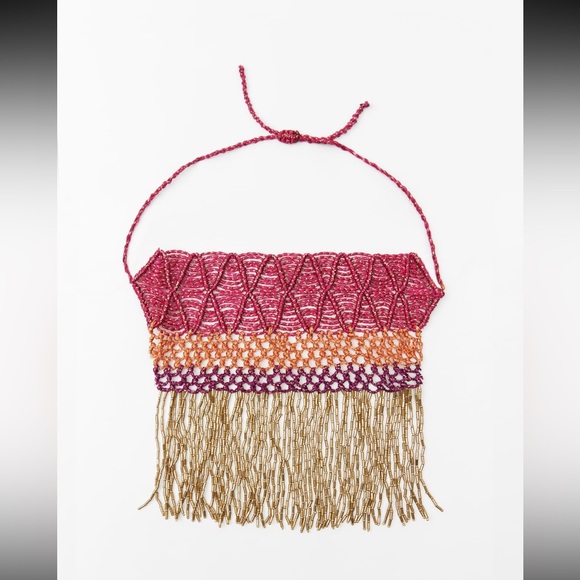 Zara Jewelry - Zara limited edition bohemian beaded choker necklace